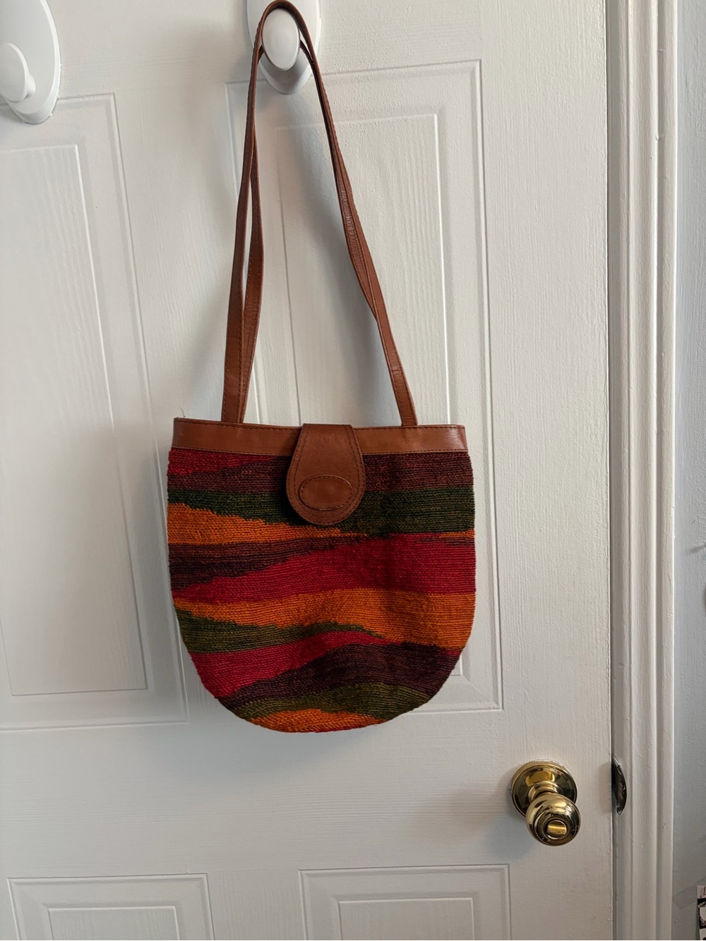 Textured Shoulder Bag